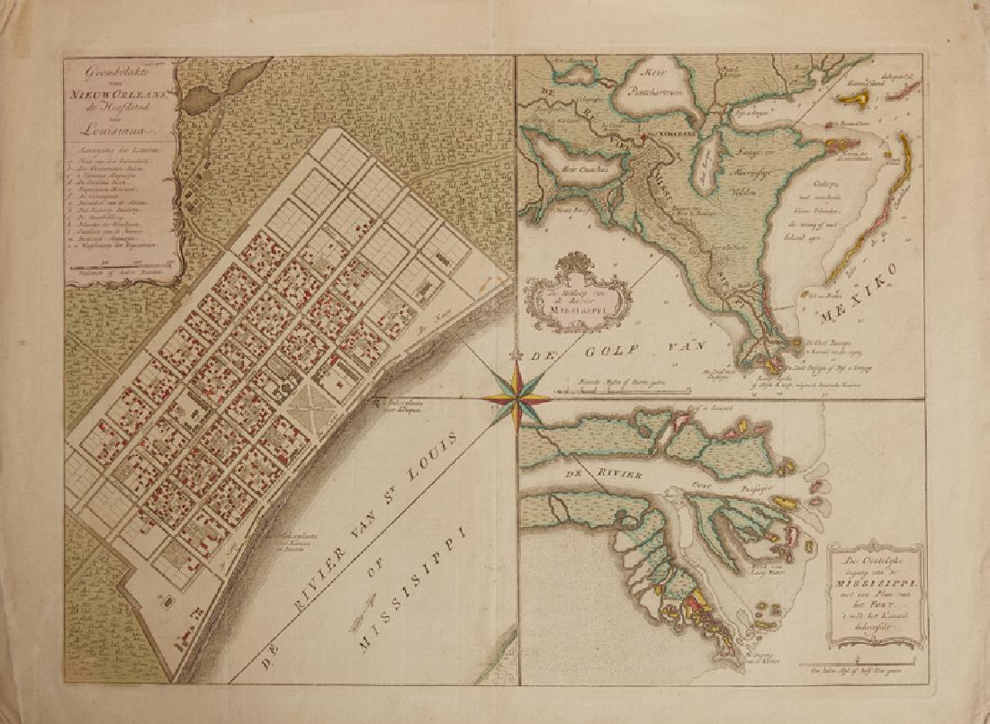 Isaak Tirion (1705-1765, Dutch), "Grondvlakte van Nieuw (1 of 1)