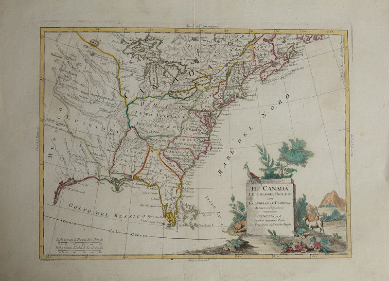 Antonio Zatta (1757-1797, Venice), "Canada (1 of 1)
