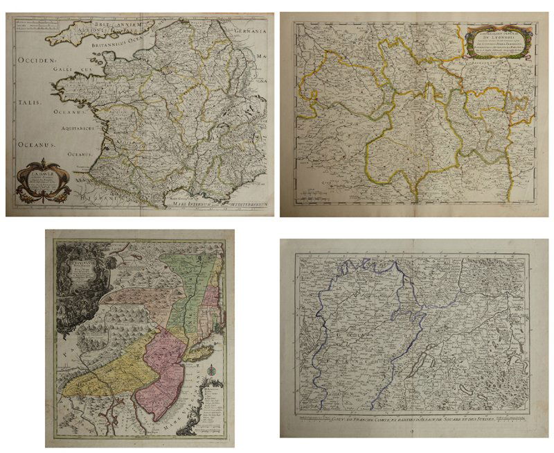 Group of Three Maps by Nicolas Sanson (1600-1667, (1 of 5)