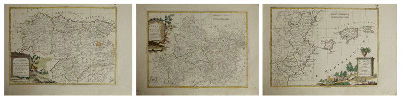 Group of Three Maps by Antonio Zatta (1757-1797, (1 of 4)