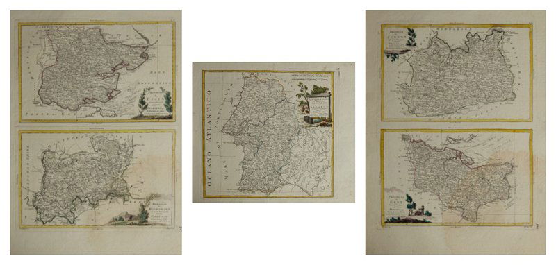 Group of Three Maps by Antonio Zatta (1757-1797, (1 of 4)