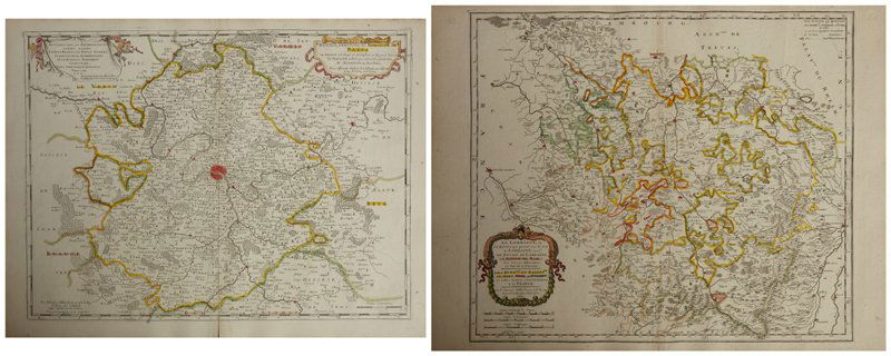 Two Maps by Nicolas Sanson (1600-1667, Paris), (1 of 3)