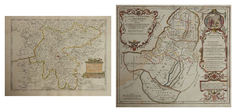 Two Maps by Nicolas Sanson (1600-1667, Paris), "La (1 of 3)