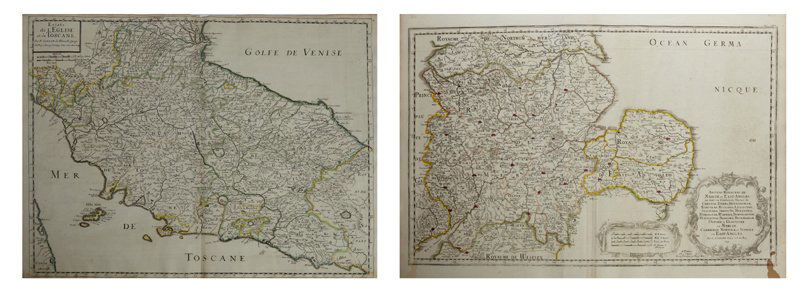 Two Maps by Nicolas Sanson (1600-1667, Paris), (1 of 3)