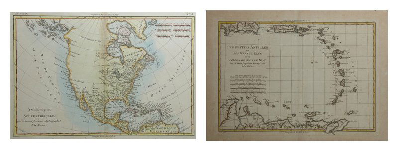 Two Maps by Rigobert Bonne (1727-1794, Paris), (1 of 4)