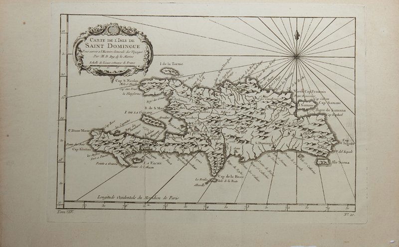 Jacques Nicolas Bellin (1703-1772), "Carte de L (1 of 3)