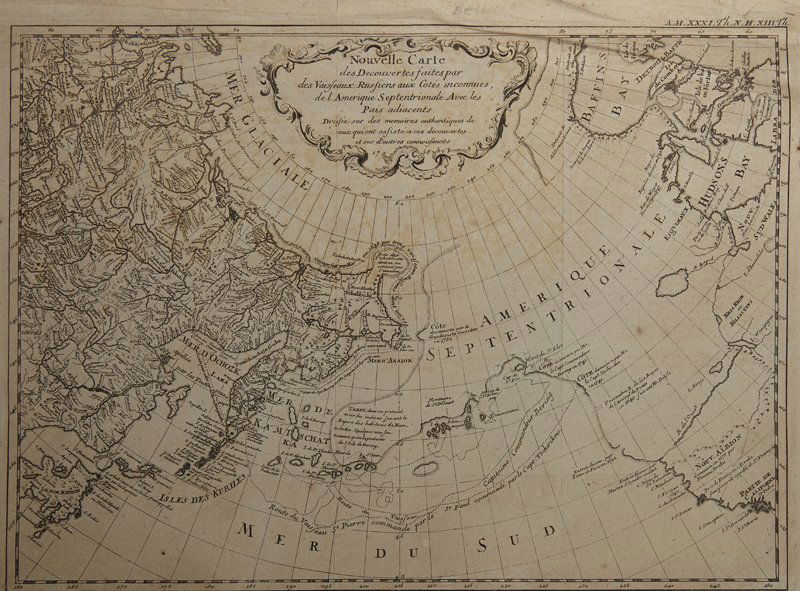 Jacques Nicolas Bellin (1703-1772), "Nouvelle Carte des (1 of 1)