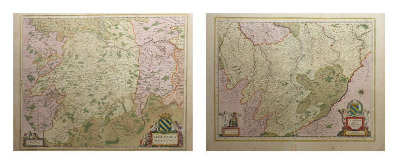 Two Maps by Willem Janszoon Blaeu (1571-1638, (1 of 3)