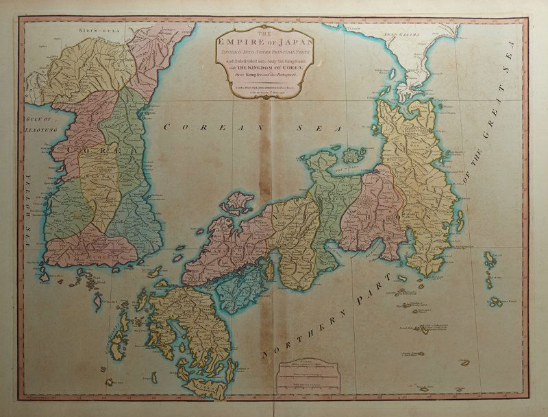 Laurie & Whittle (London), "Empire of Japan divided (1 of 1)