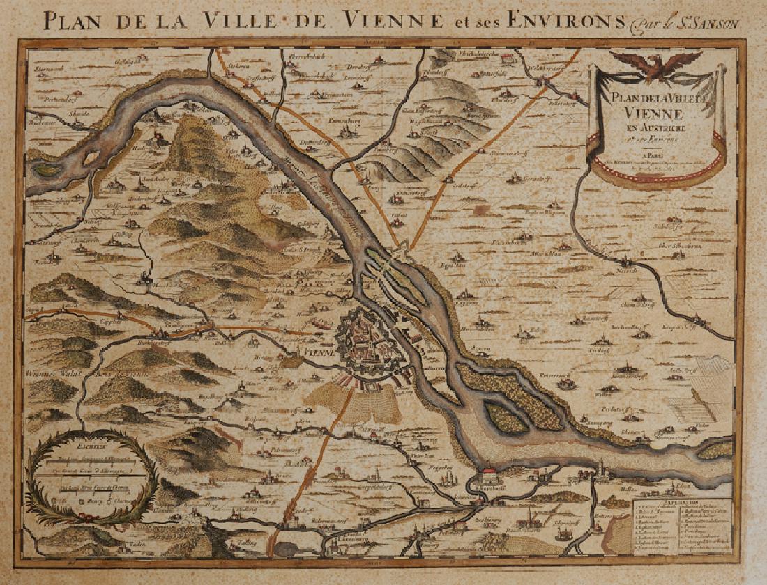 Nicholas Sanson (1600-1667, Paris), "Plan de la Ville (1 of 1)