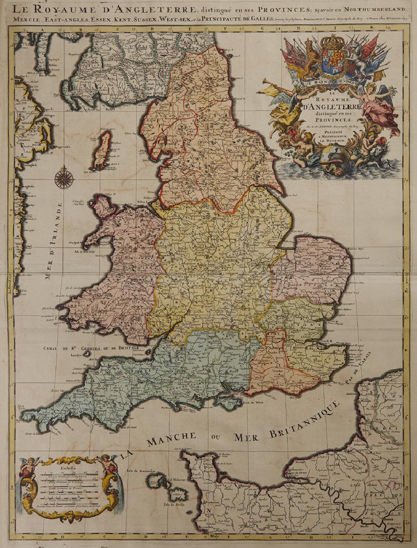 Nicholas Sanson (1600-1667, Paris), "Le Royaume (1 of 1)