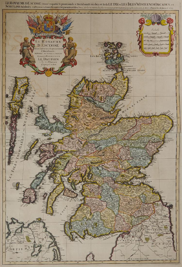 Nicholas Sanson (1600-1667, Paris), "Le Royaume (1 of 1)