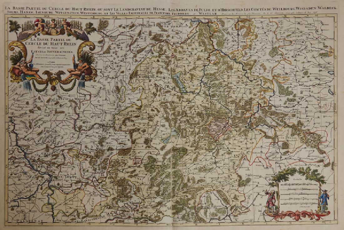 Nicholas Sanson (1600-1667, Paris ), "La Basse Partie (1 of 1)