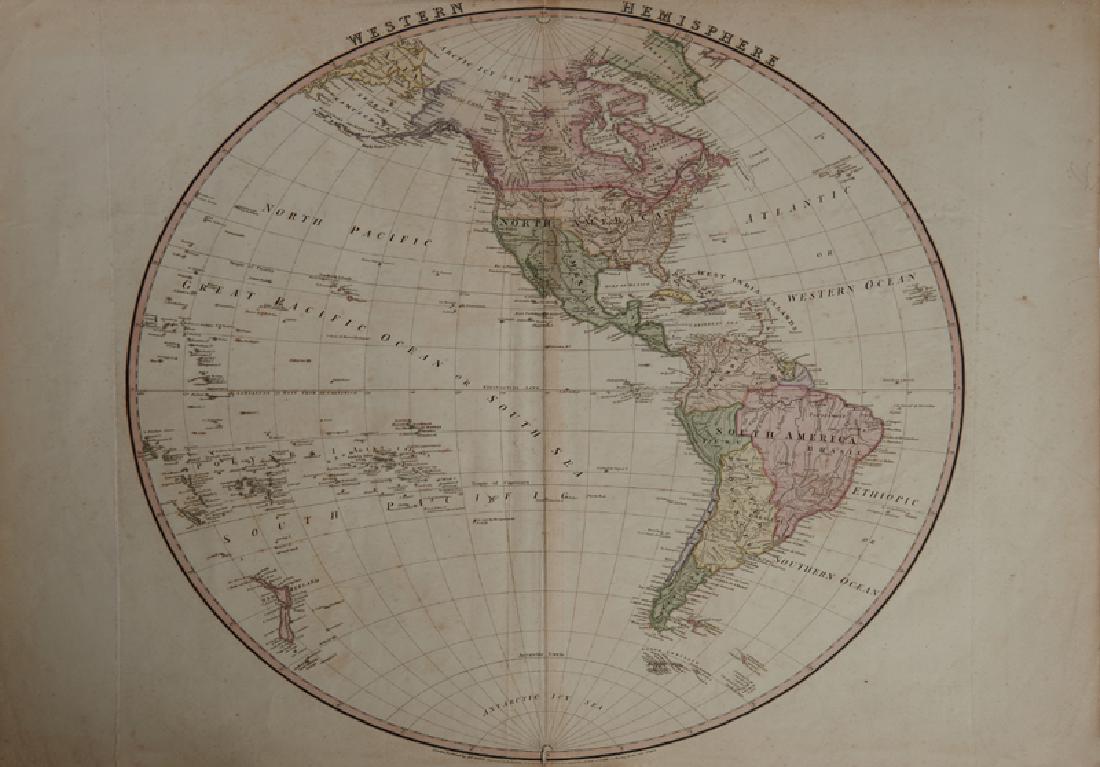 James Wyld (1812-1887, London), "Western Hemisphere," (1 of 1)