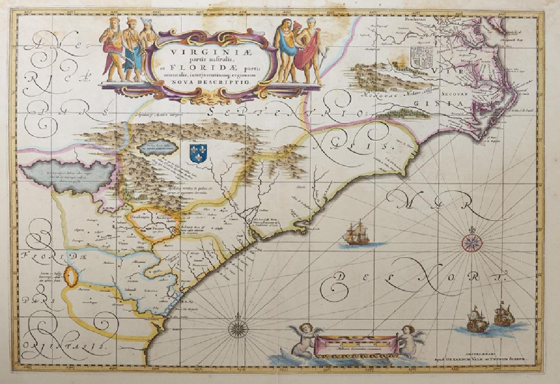 Gerard Valck (1652-1726), "Virginiae Partis Australis, (1 of 1)
