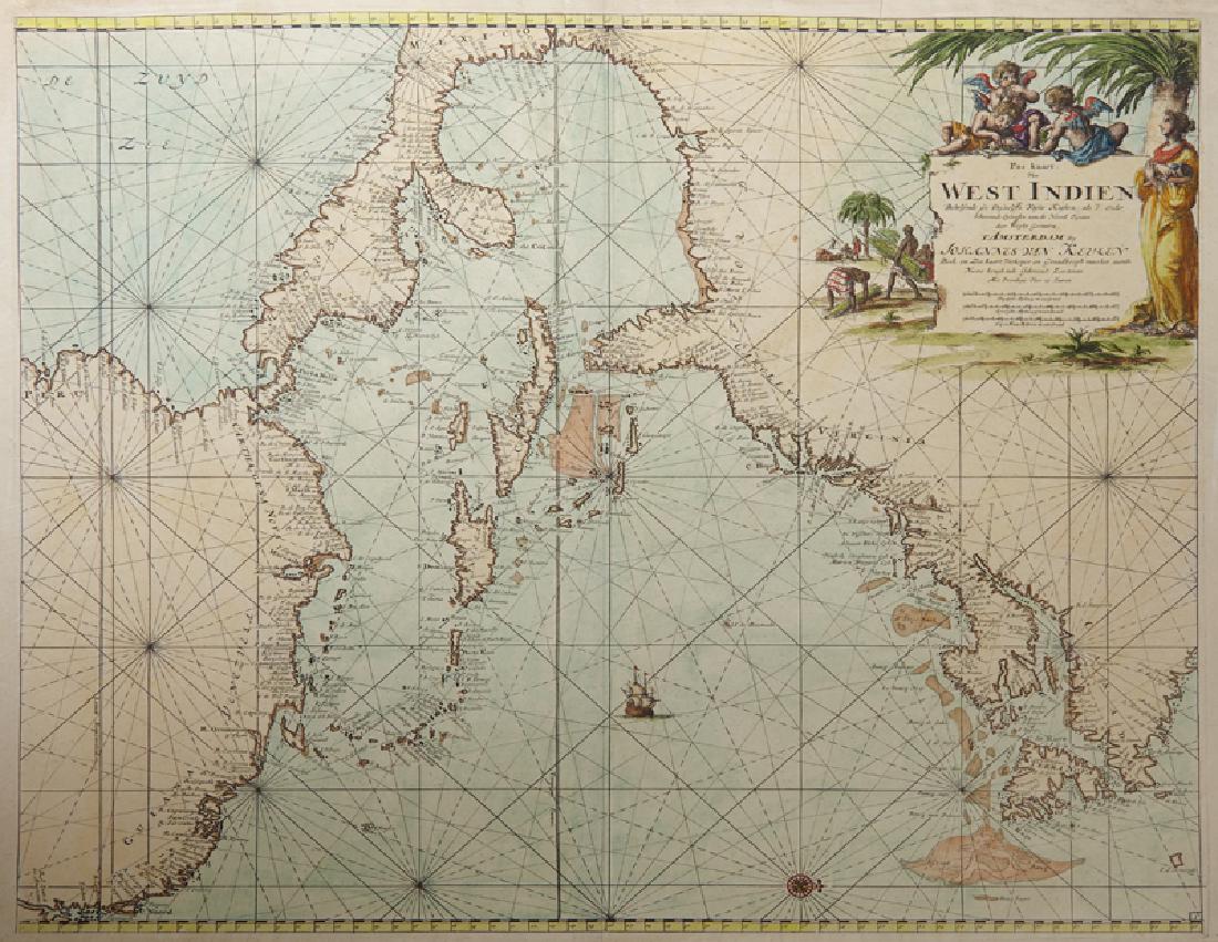 Gerard Van Keulen (1654-1715, Amsterdam), "Pas Kaart (1 of 1)