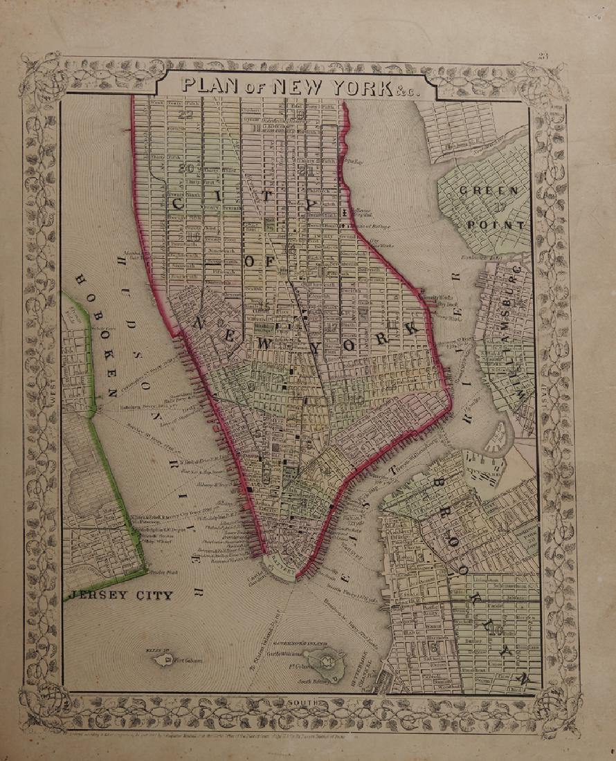 Samuel Augustus Mitchell (1790-1868), "Plan of New (1 of 1)