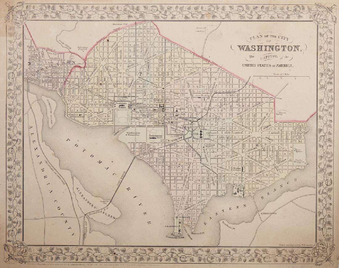Samuel Augustus Mitchell (1790-1868), "Plan of the City (1 of 1)