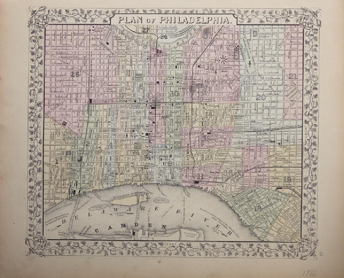 Samuel Augustus Mitchell (1790-1868), "Plan of (1 of 1)
