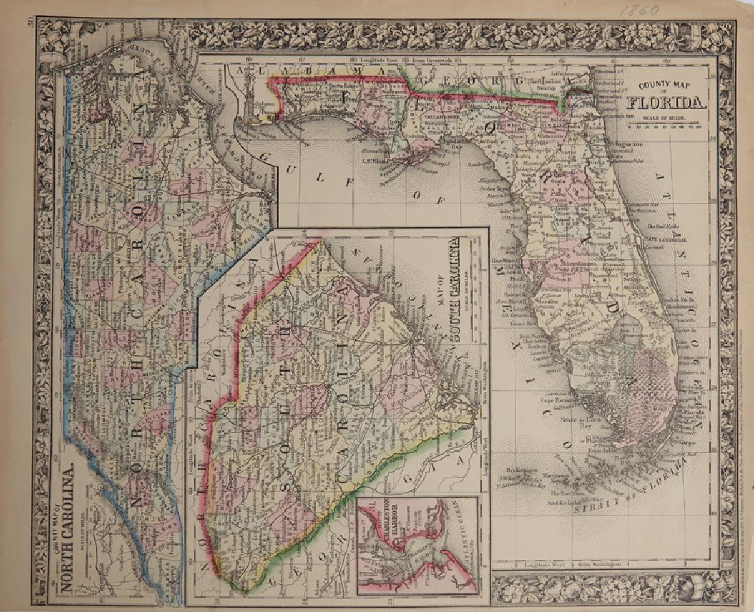 Samuel Augustus Mitchell (1790-1868), "County Map of (1 of 1)