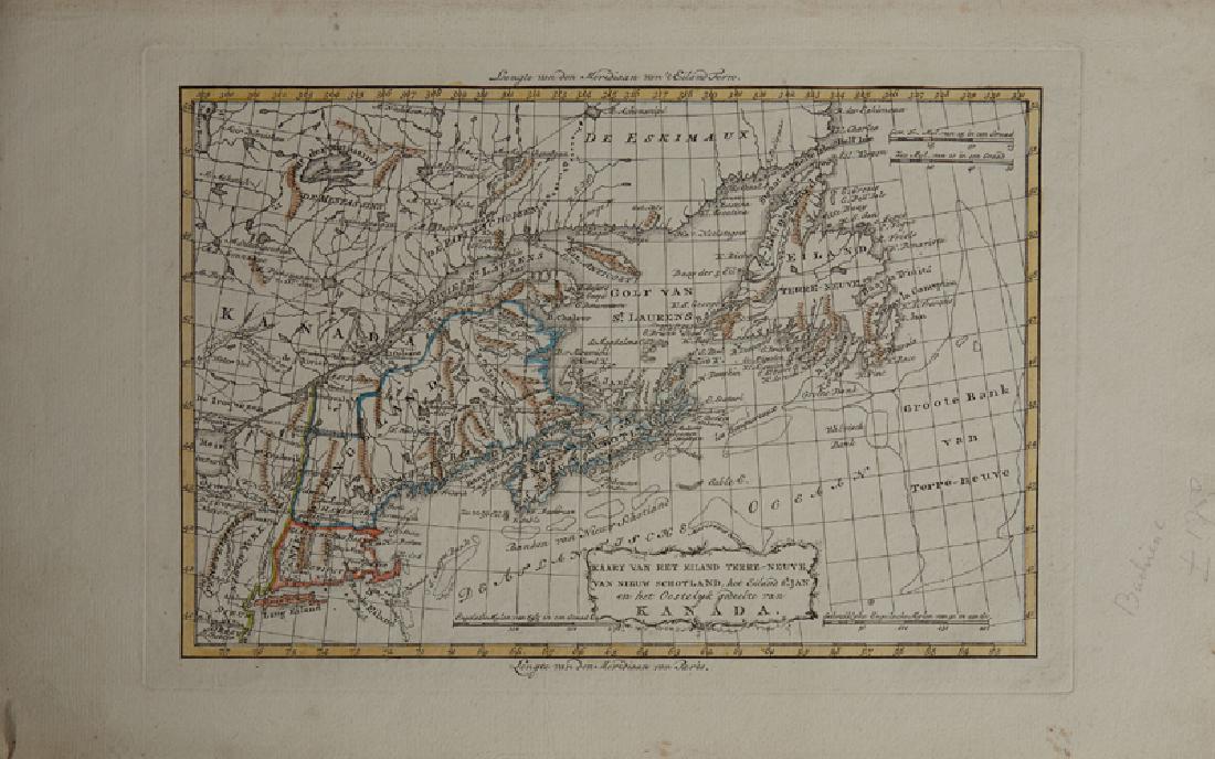 Attributed to Isaak Tirion (1705-1765),  "Kaart Van Het (1 of 1)