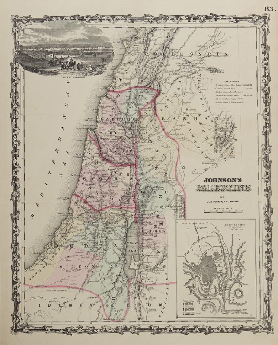 Johnson & Browning, "Palestine," 1861, hand colored, (1 of 1)