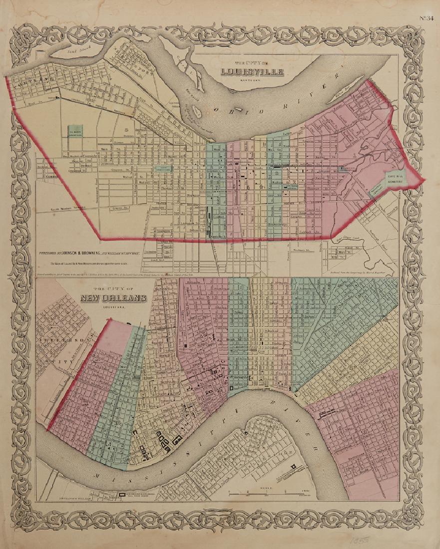 Johnson & Browning, "Plan of Louisville" and "Plan of (1 of 1)