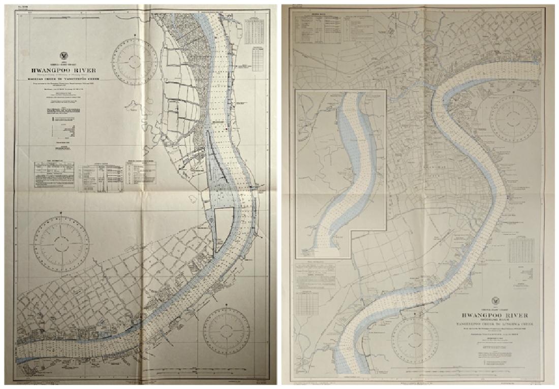 Two Maps by the Hydrographic Office U. S. Navy, (1 of 5)