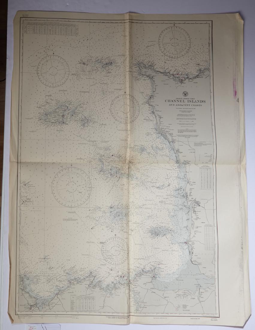 Hydrographic Office U. S. Navy, "France- North Coast- (1 of 3)