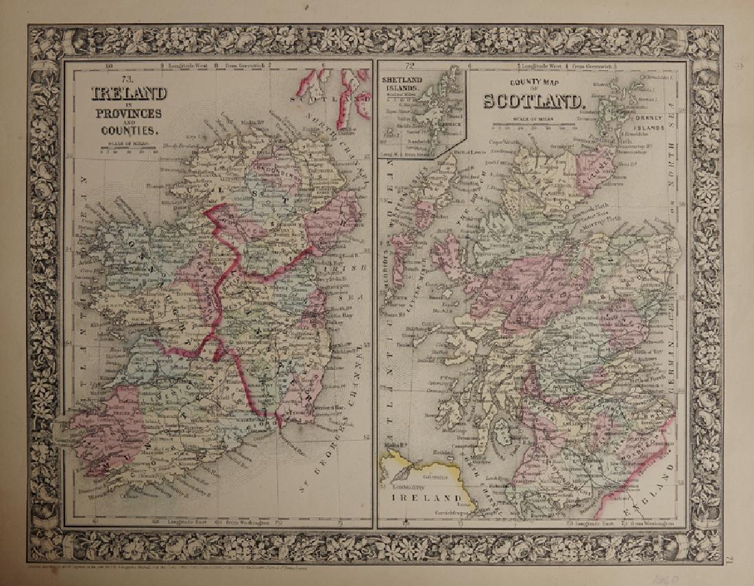 Samuel Augustus Mitchell (1790-1868), "County Map of (1 of 1)