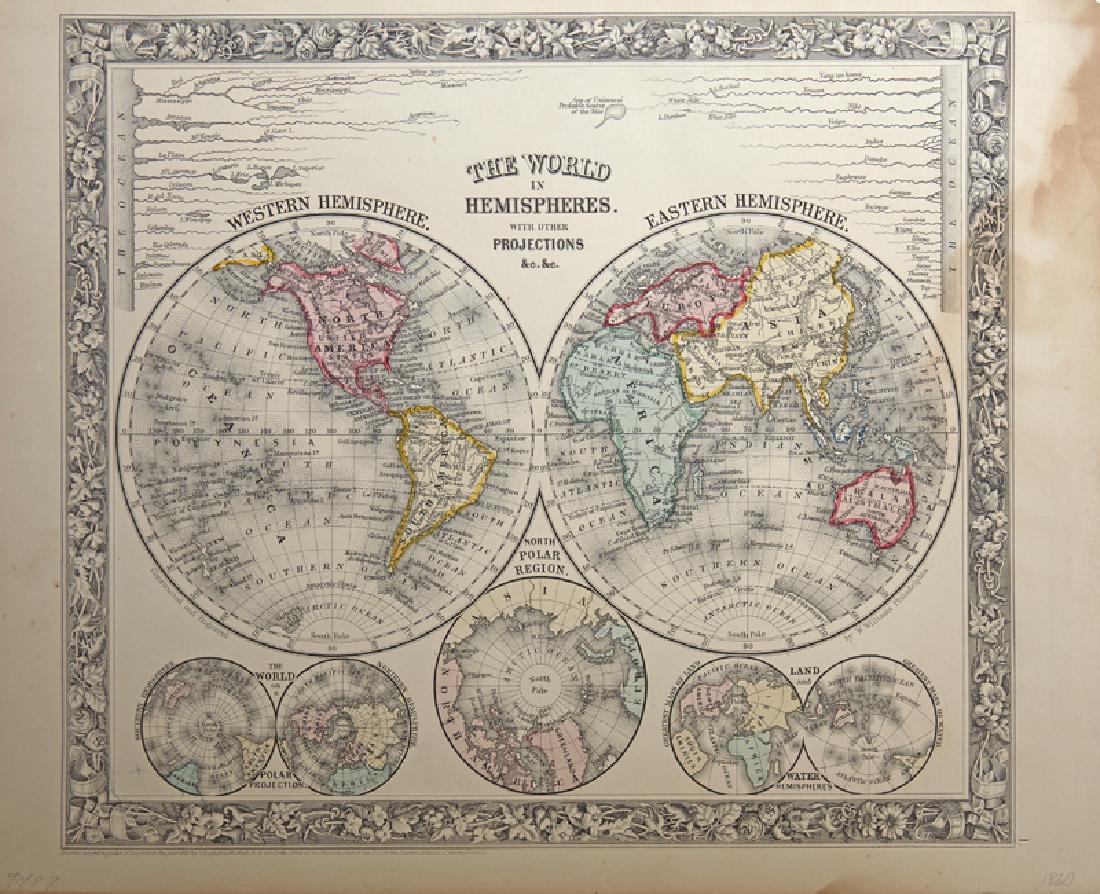 Samuel Augustus Mitchell (1790-1868), "The World in (1 of 1)