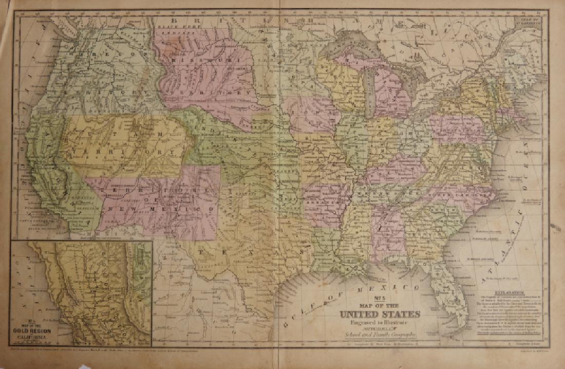 Samuel Augustus Mitchell (1790-1868), "Map of the (1 of 1)