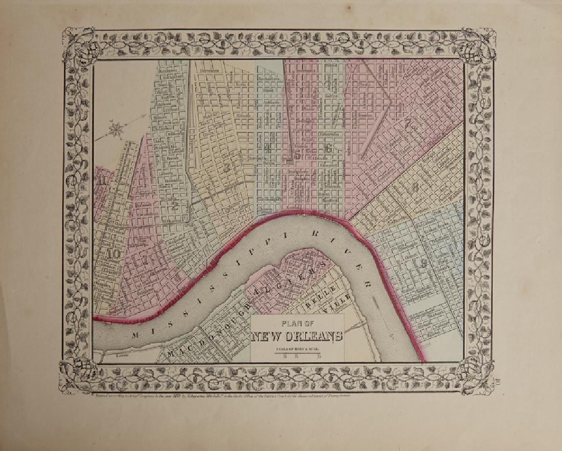 Samuel Augustus Mitchell (1790-1868), " Plan of New (1 of 1)
