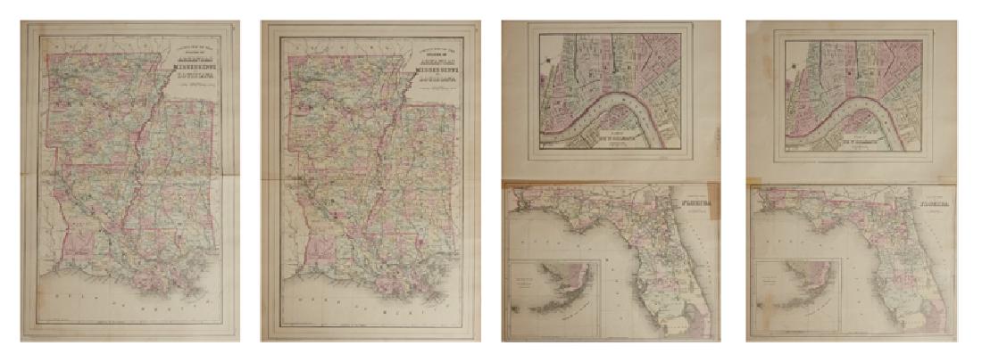 Three Maps by Samuel Augustus Mitchell (1790-1868), " (1 of 5)