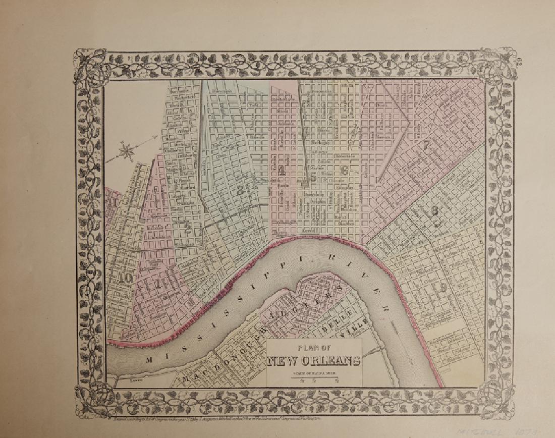 Samuel Augustus Mitchell (1790-1868), "Plan of New (1 of 2)