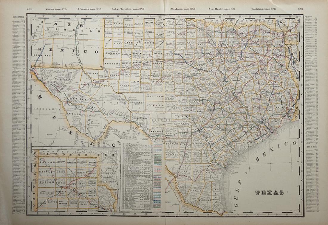 George Cramâ€™s "Rail Road Map, Texas and Indian (1 of 2)