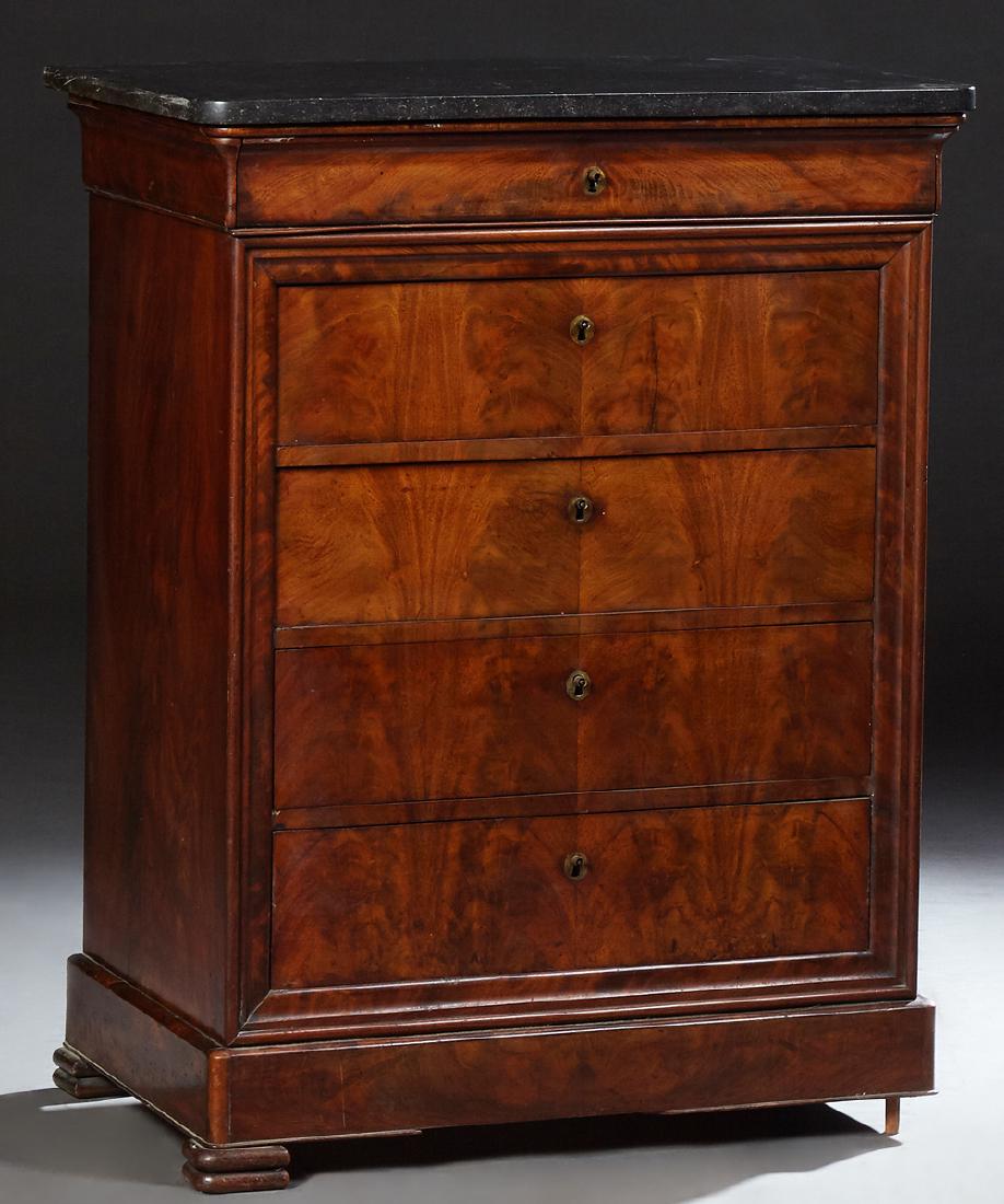 Diminutive French Louis Philippe Style Carved Walnut (1 of 1)