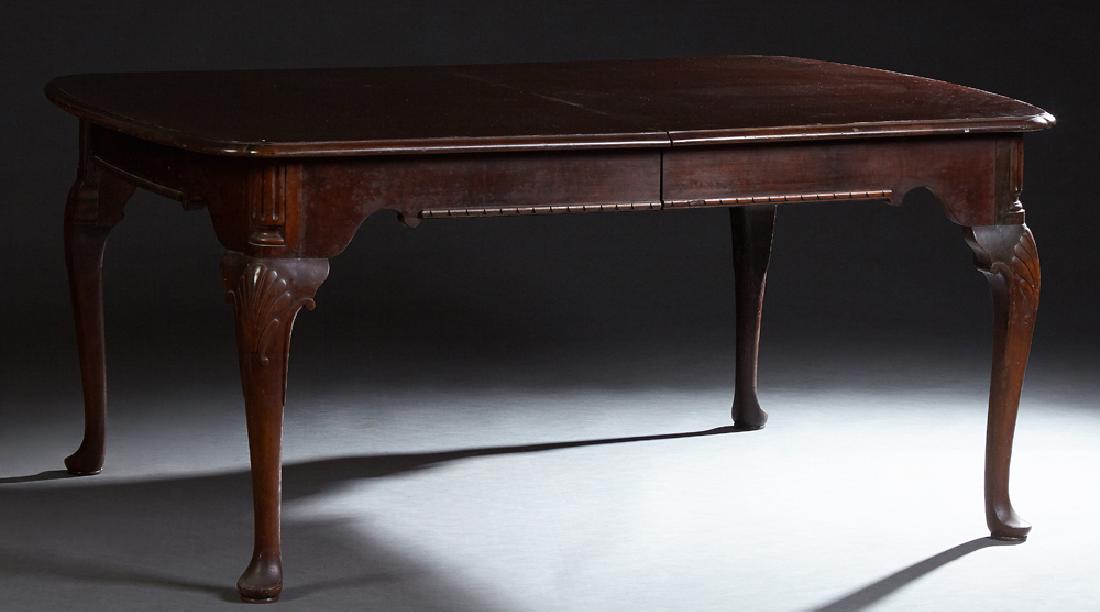 English Carved Mahogany Queen Anne Style Dining Dining (1 of 2)