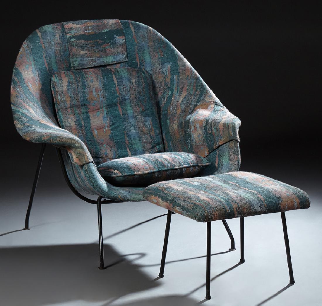 Mid Century Modern Knoll Womb Chair and Ottoman, 20th (1 of 10)