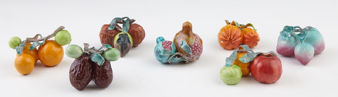 Group of Seven Chinese Ceramic Brush or Chopstick (1 of 1)