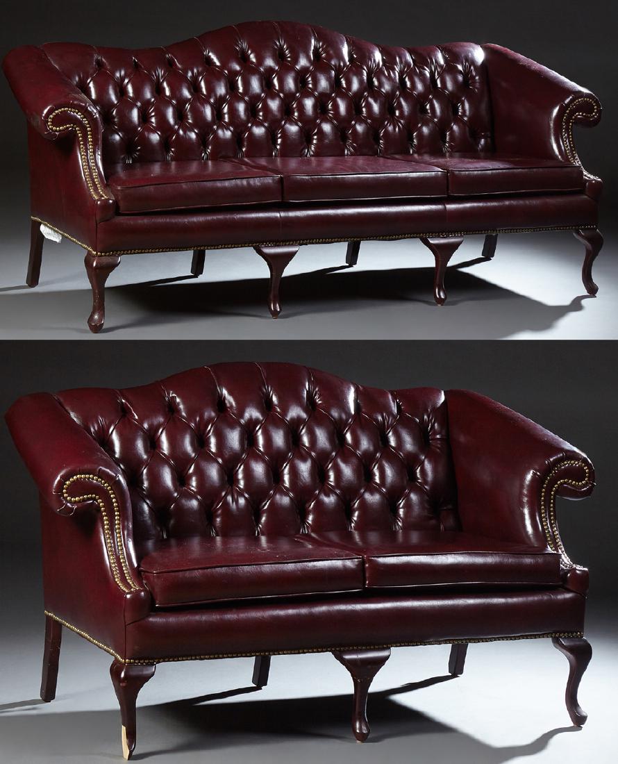 Chippendale Style Carved Mahogany Sofa and Settee, 20th (1 of 3)