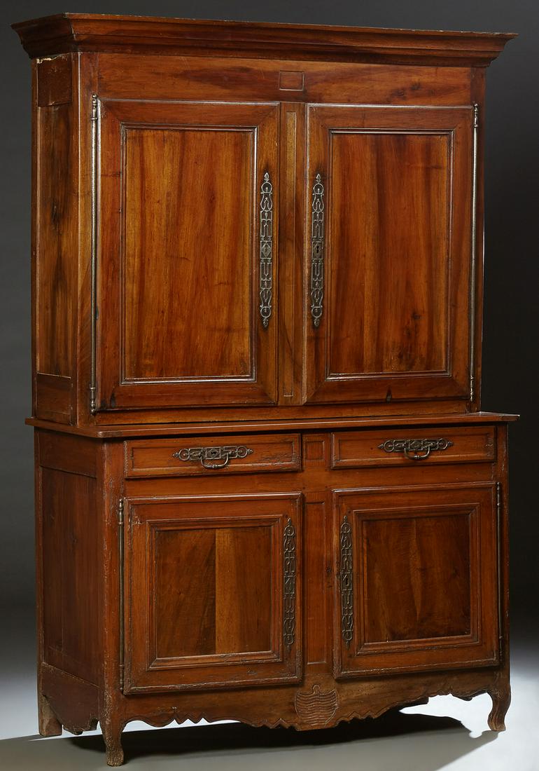 French Provincial Louis XV Style Carved Oak Buffet a (1 of 1)