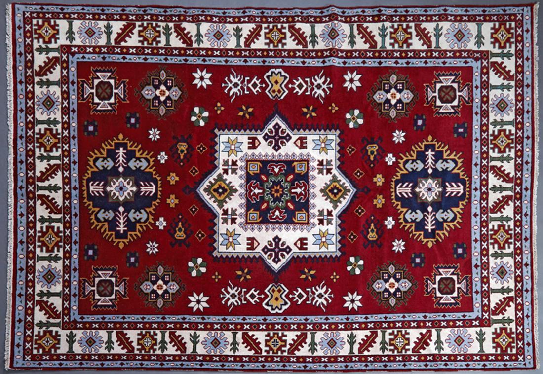 Laristan Kazak Carpet, 8' 10 x 11' 9. (1 of 1)