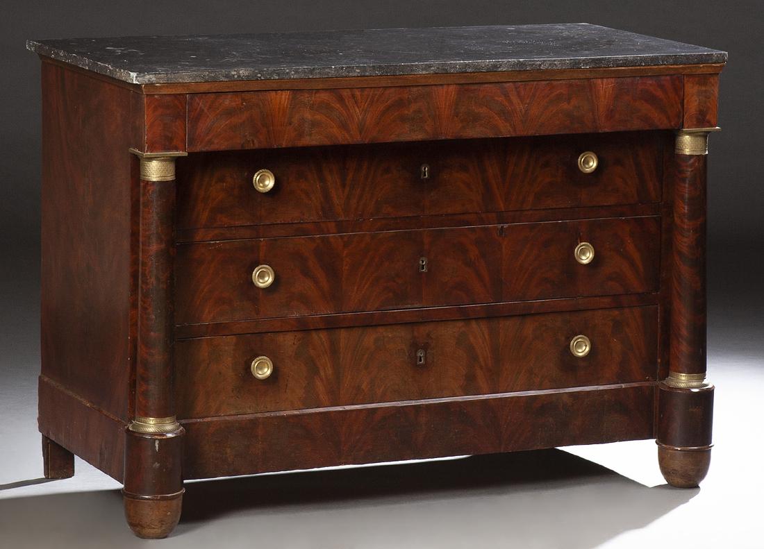 French Empire Style Ormolu Mounted Carved Mahogany (1 of 1)