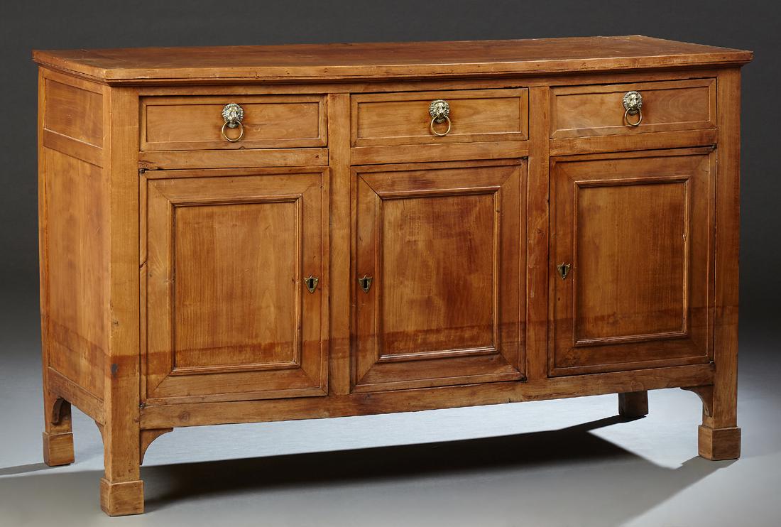 French Provincial Carved Cherry Sideboard, 19th c., the (1 of 1)
