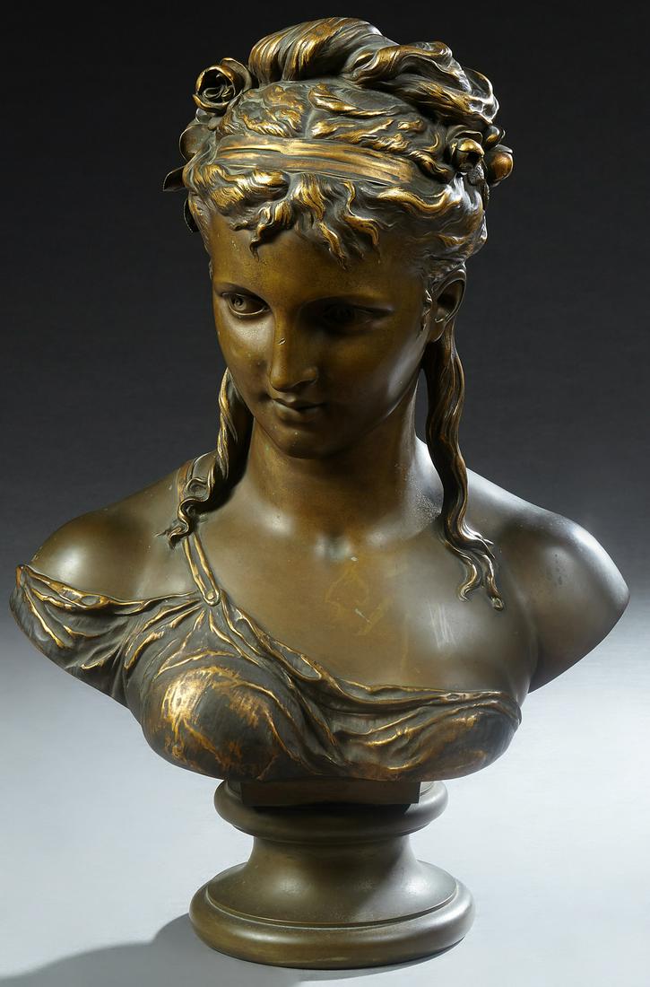 Etienne Henri Dumaige (1830-1888, French), "Bust of a (1 of 1)