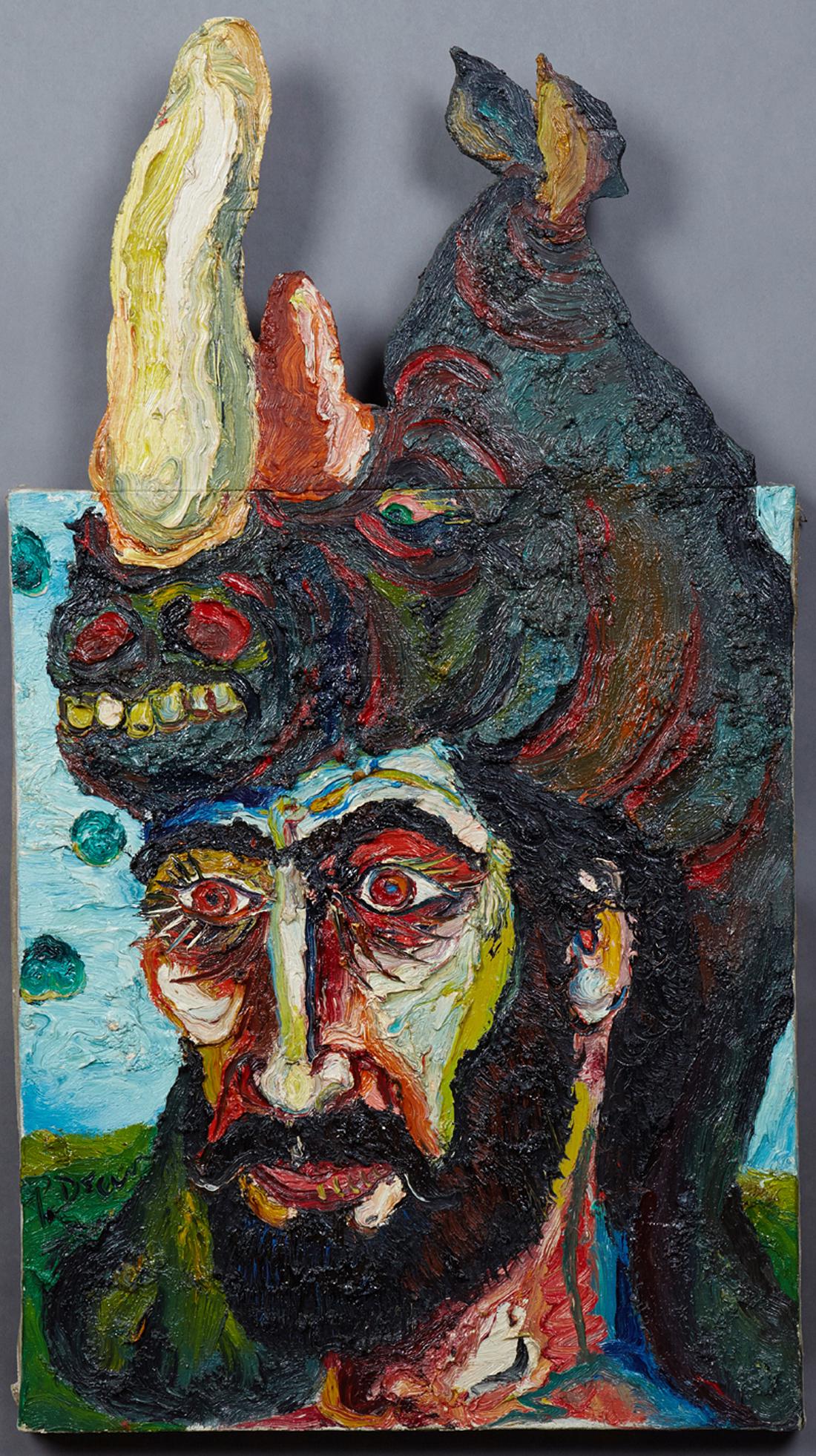 Peter Dean (1934-1993, New York), "Hercules," 1970, oil (1 of 1)