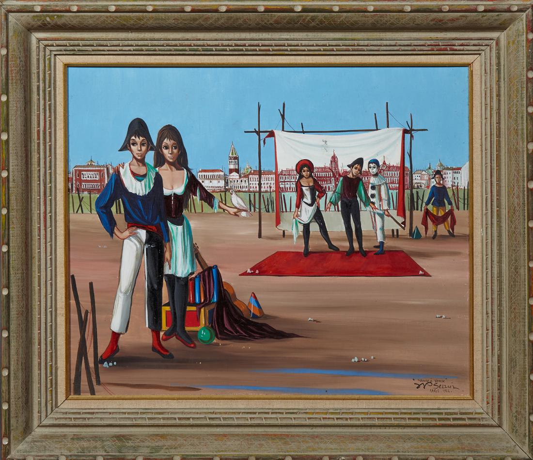 Jean Pierrie Serrier (1934-1989, French), "Venise a (1 of 2)