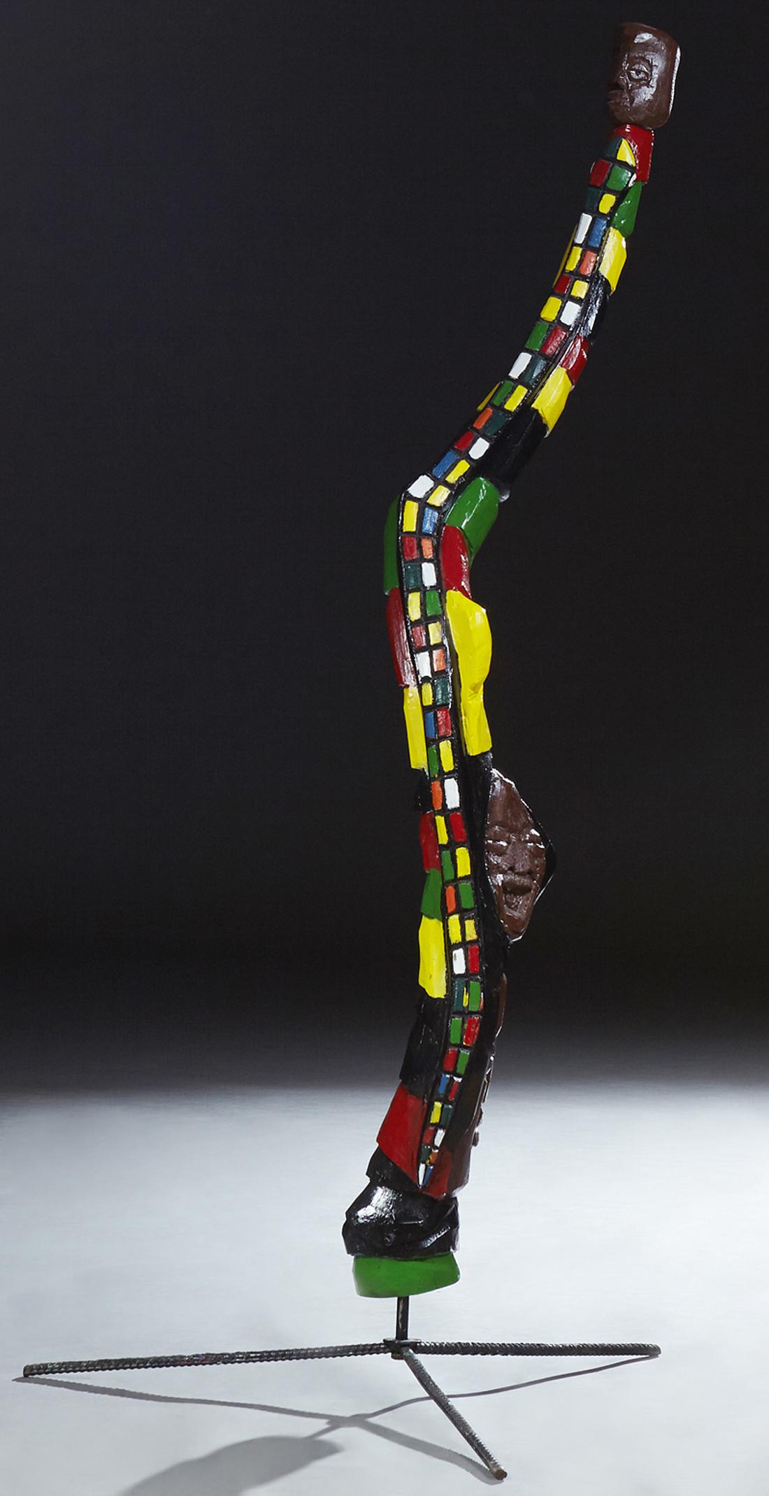 Herbert Singleton (1945-2007), "Snake Totem," 20th c., (1 of 1)