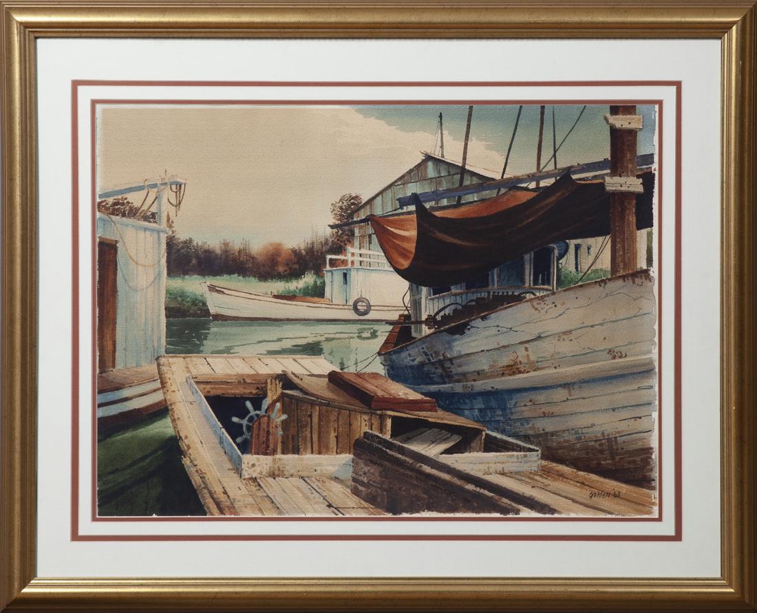 Rolland Harve Golden (1931- 2019, Louisiana), "Shrimp (1 of 2)